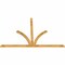 Ekena Millwork Richland Rough Sawn Timber Gable Bracket, Western Red Cedar, 108"W x 72"H x 2"D x 4"F, 16/12 Pitch GBW108X72X0204RIC00RWR - alternate 5